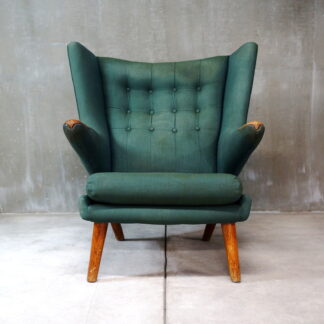 Hans J. Wegner AP-19 Bear Chair Green (カスタムベース)