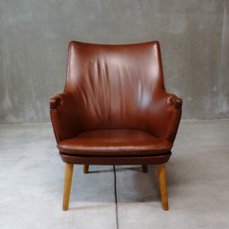 Hans J. Wegner AP-20 Mini Bear Brown Leather