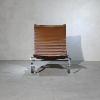 Poul Kjaerholm PK20 Brown Leather