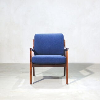 Ole Wanscher Model169 Blue Fabric