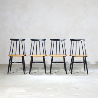 Ilmari Tapiovaara Fanett chair Black