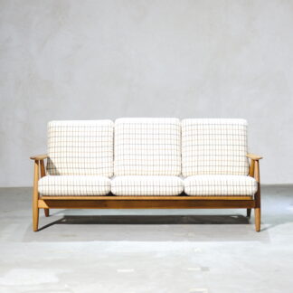 Hans J. Wegner GE240 3 Seater Sofa Oak (201710)