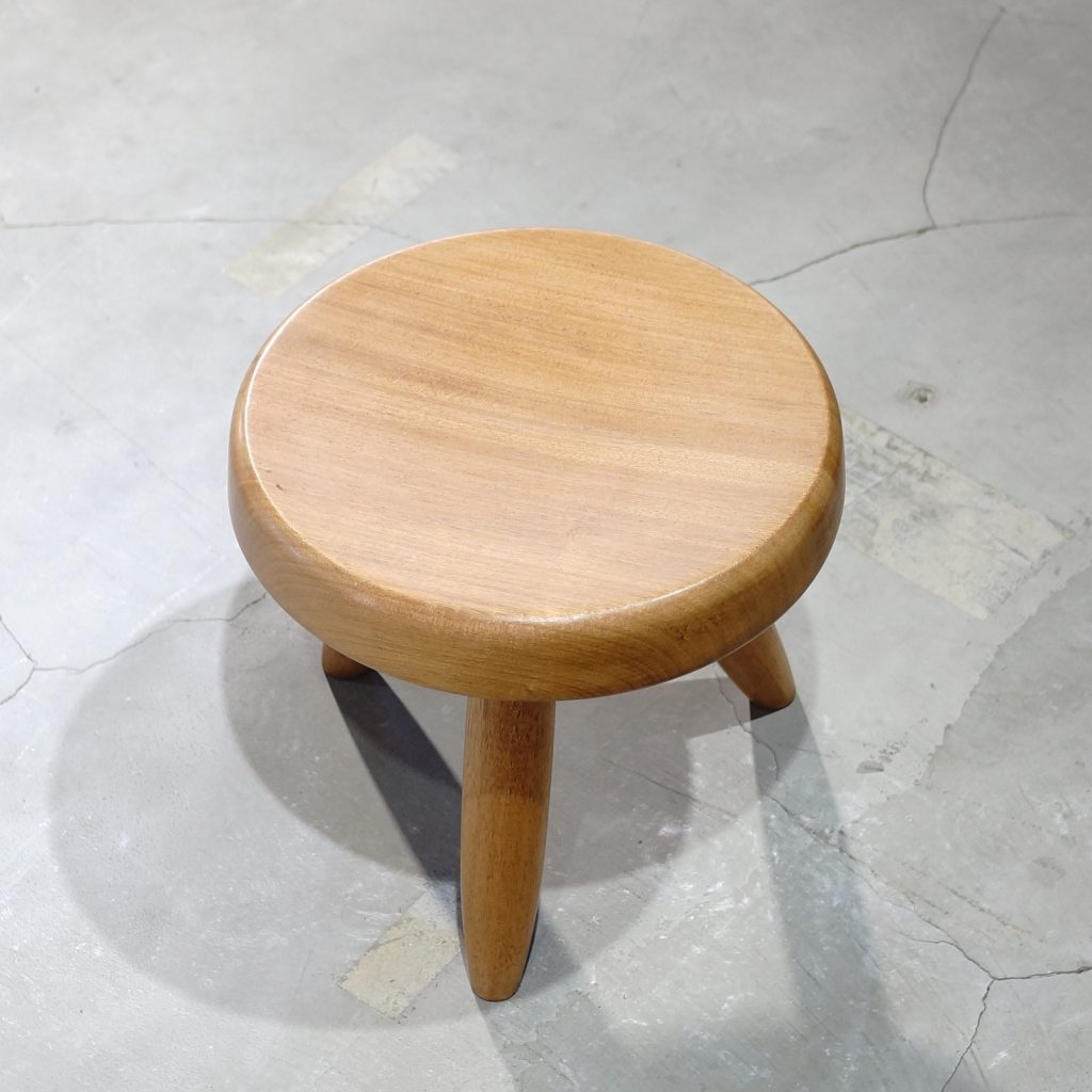 Charlotte Perriand Berger Stool Mahogany(201711) - MOTO FURNITURE