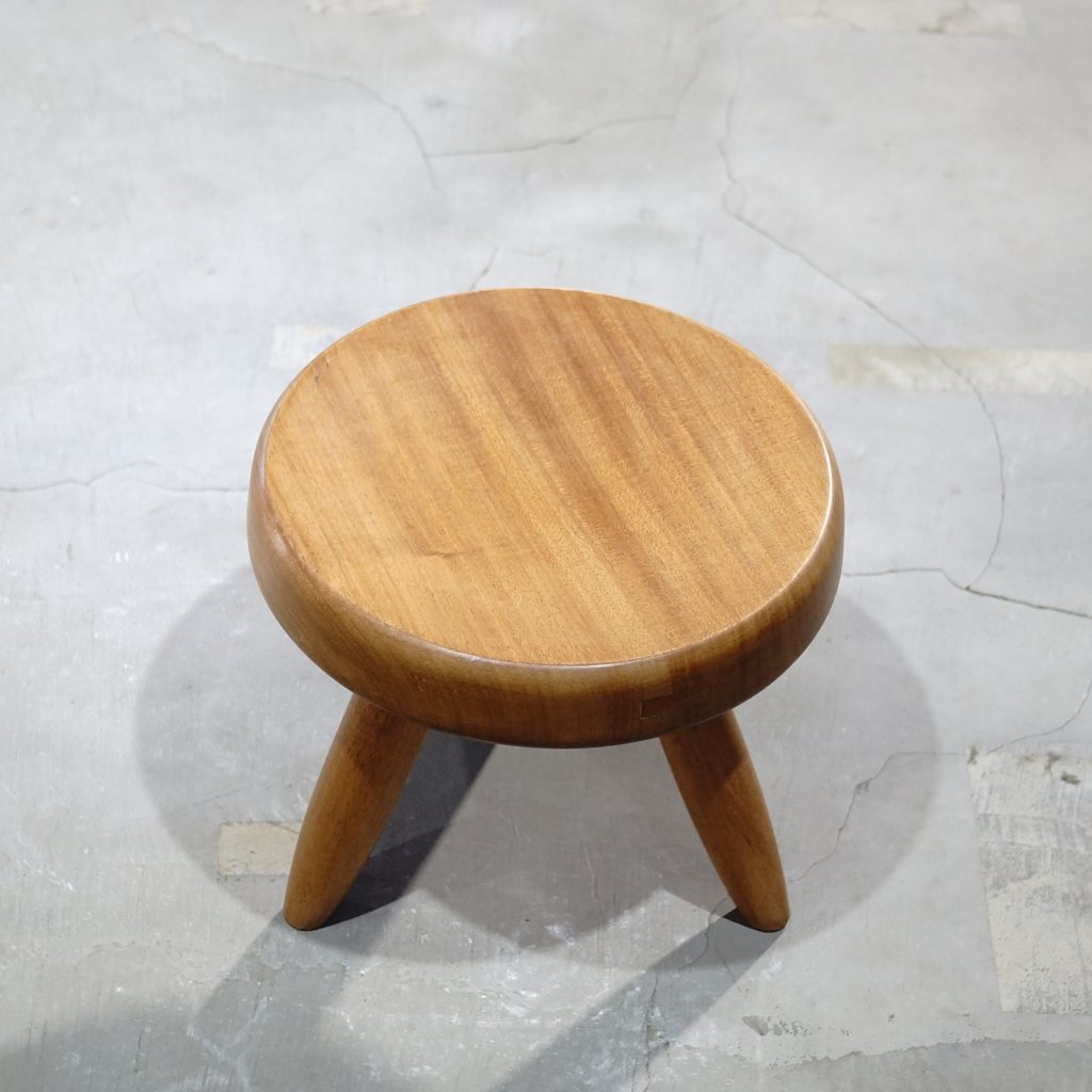 Charlotte Perriand Berger Stool Mahogany(201711) - MOTO FURNITURE