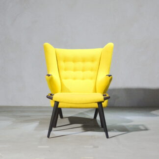 Hans J. Wegner Rosewood Bear Chair with Ottoman PPMobler