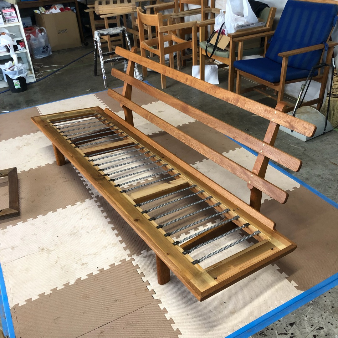 GE236・オーク JH503・マホガニー グレーテヤルクソファ