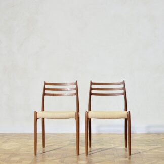 Niels Otto Moller Model 78 Chair Teak 2set