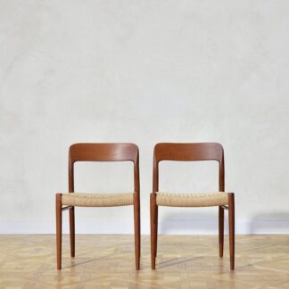 Niels Otto Moller Model 75 Chair Teak 2set