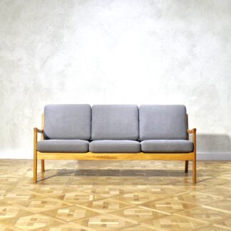 Ole Wanscher 3 Seat Sofa Oak