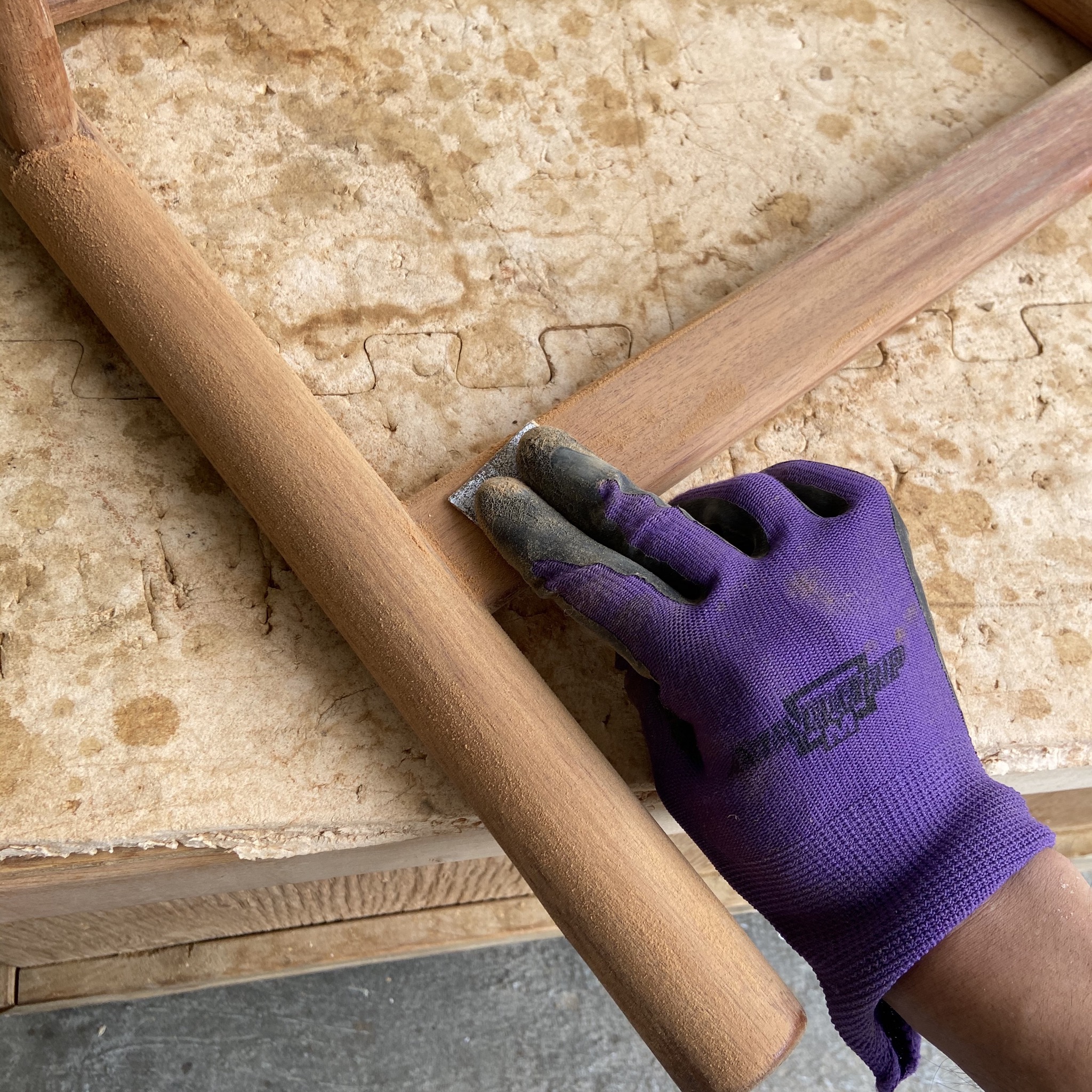 Hans J. Wegner（ウェグナー）　JH250 サンディング