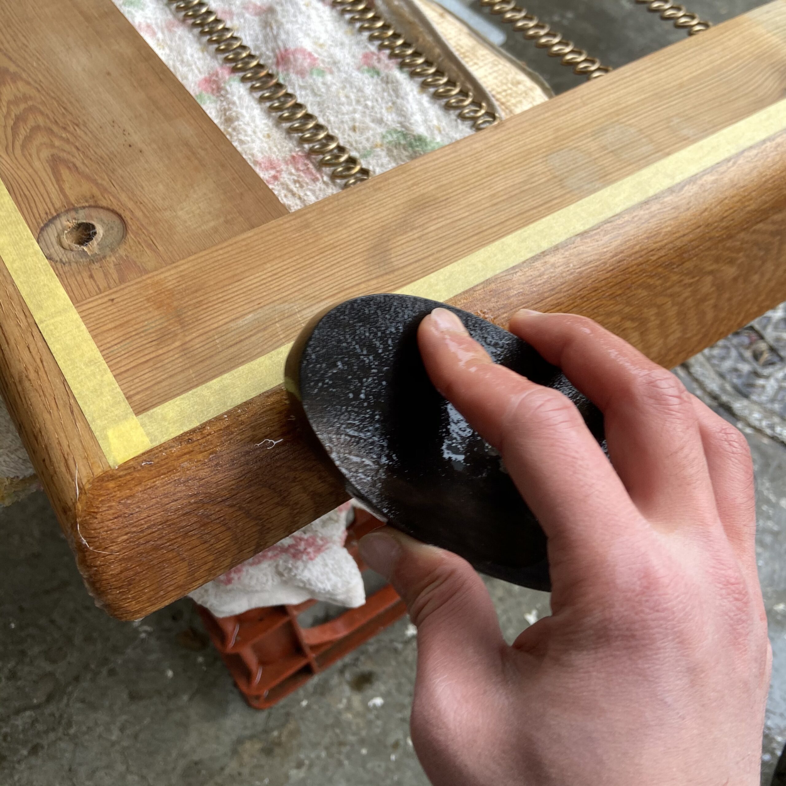 Hans J. Wegner（ウェグナー）　GE236 剥離