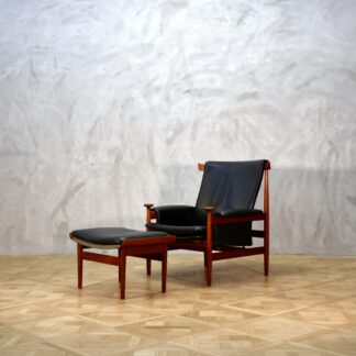 Finn Juhl Bwana Chair with Ottoman