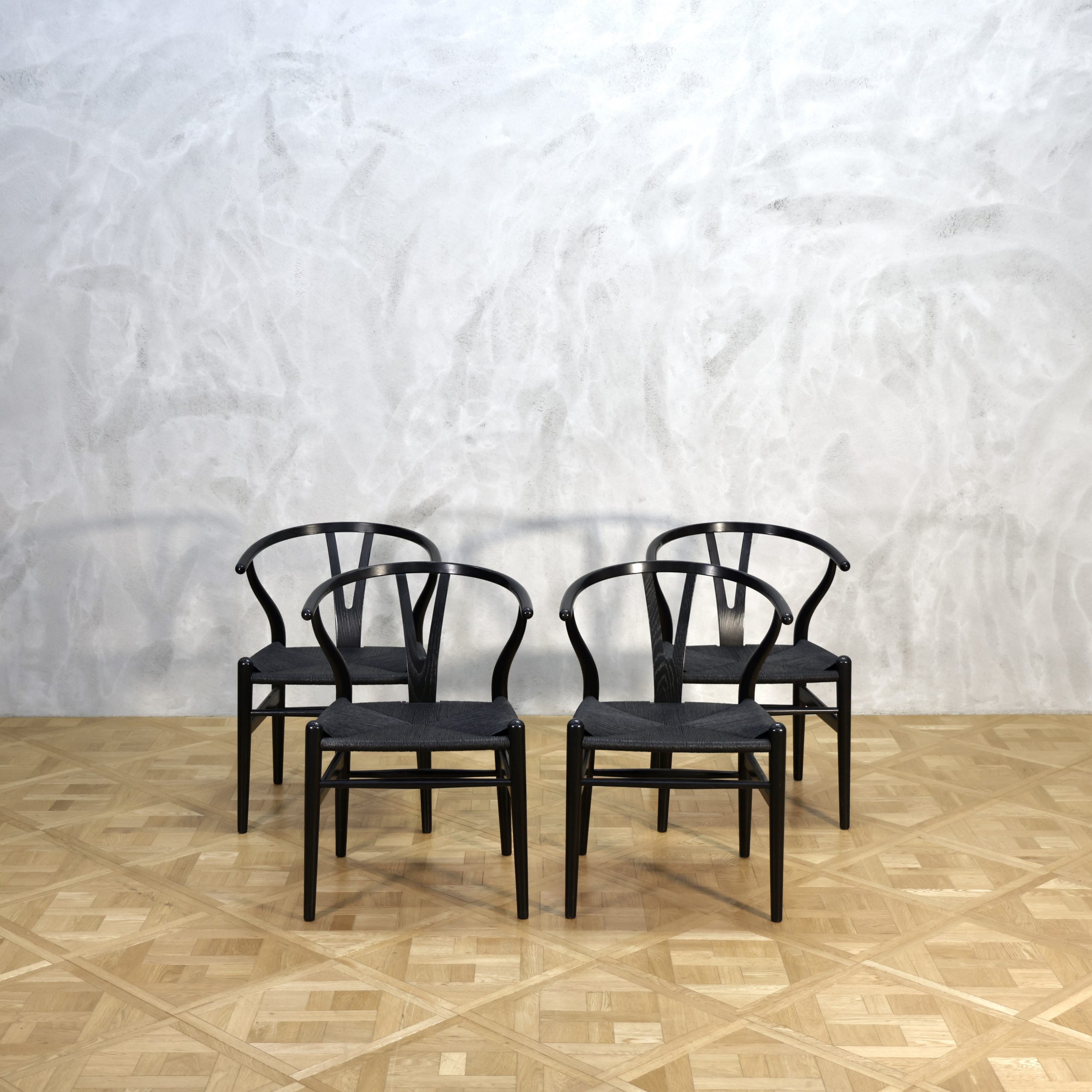 Hans J. Wegner CH24 Y Chair Black Oak - MOTO FURNITURE 北欧家具