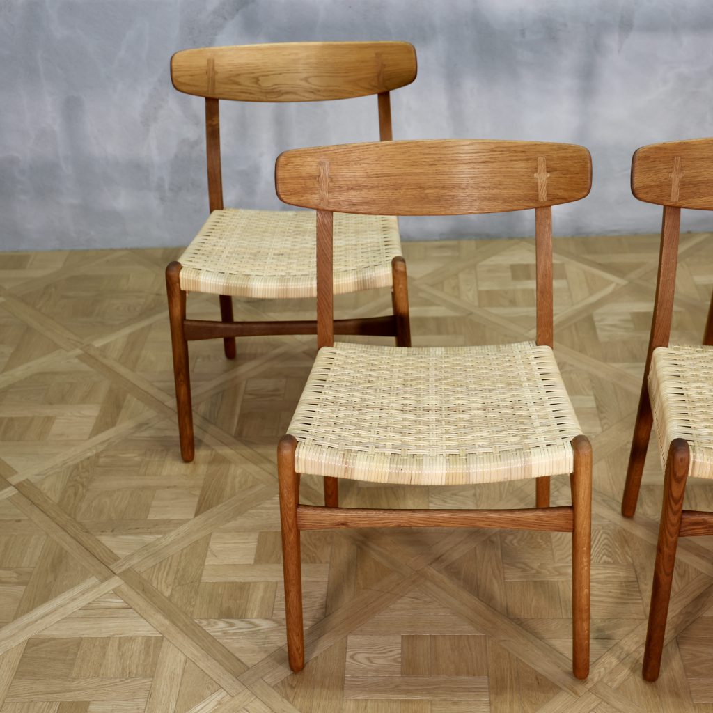 Hans J. Wegner CH23 Oak Ratan - MOTO FURNITURE 北欧家具 ウェグナー