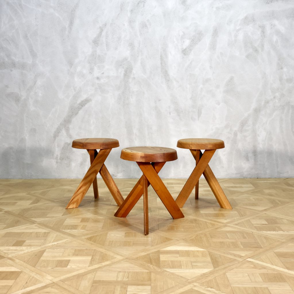 Pierre Chapo S31 Stool Elm - MOTO FURNITURE 北欧家具 ウェグナー
