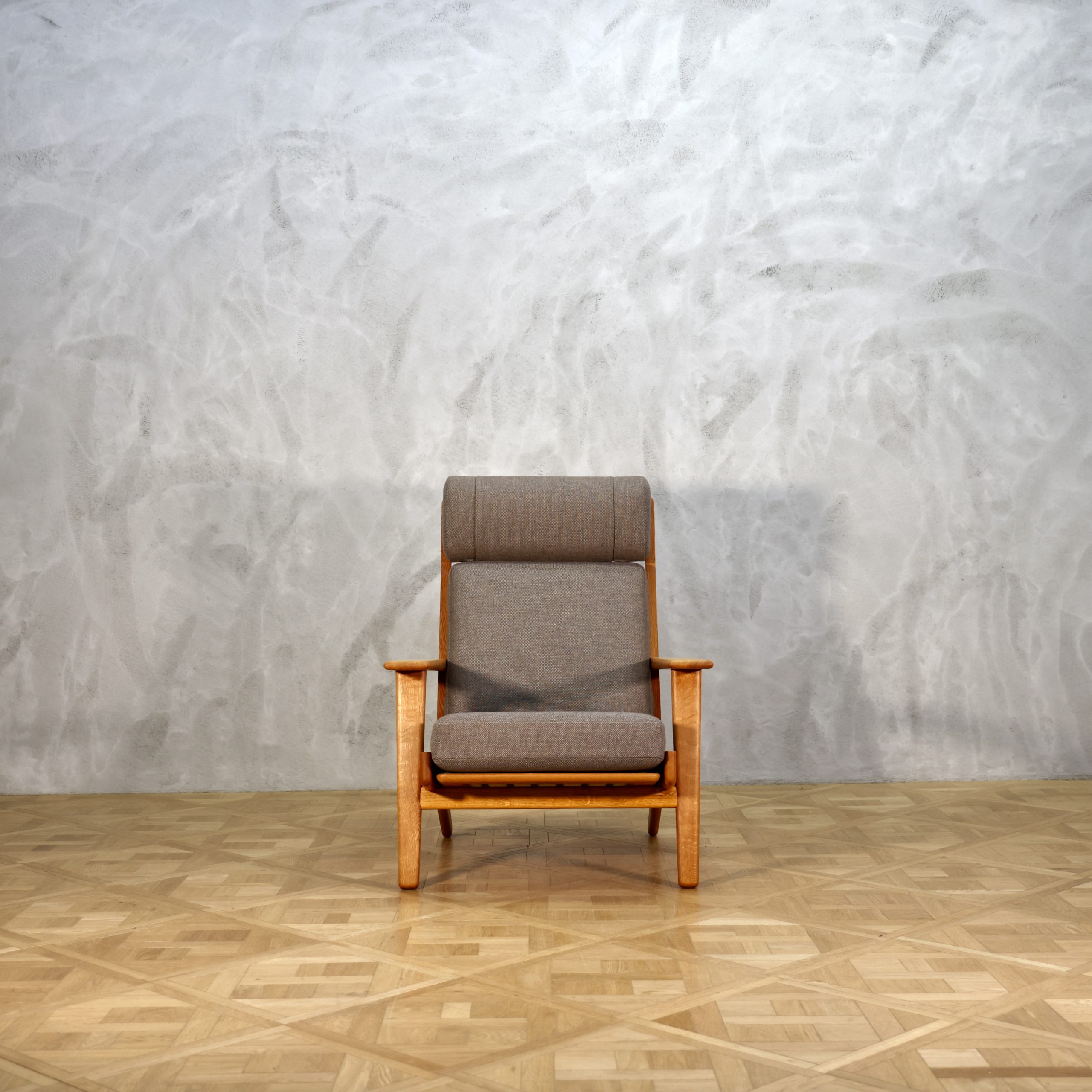 Hans J. Wegner GE290 High Back Oak - MOTO FURNITURE 北欧家具