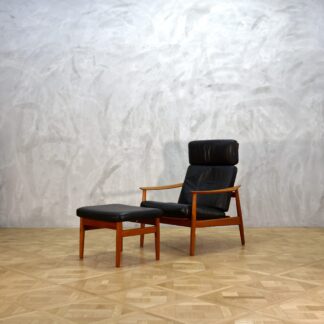 Arne Vodder Model 164 Teak Ottoman Set