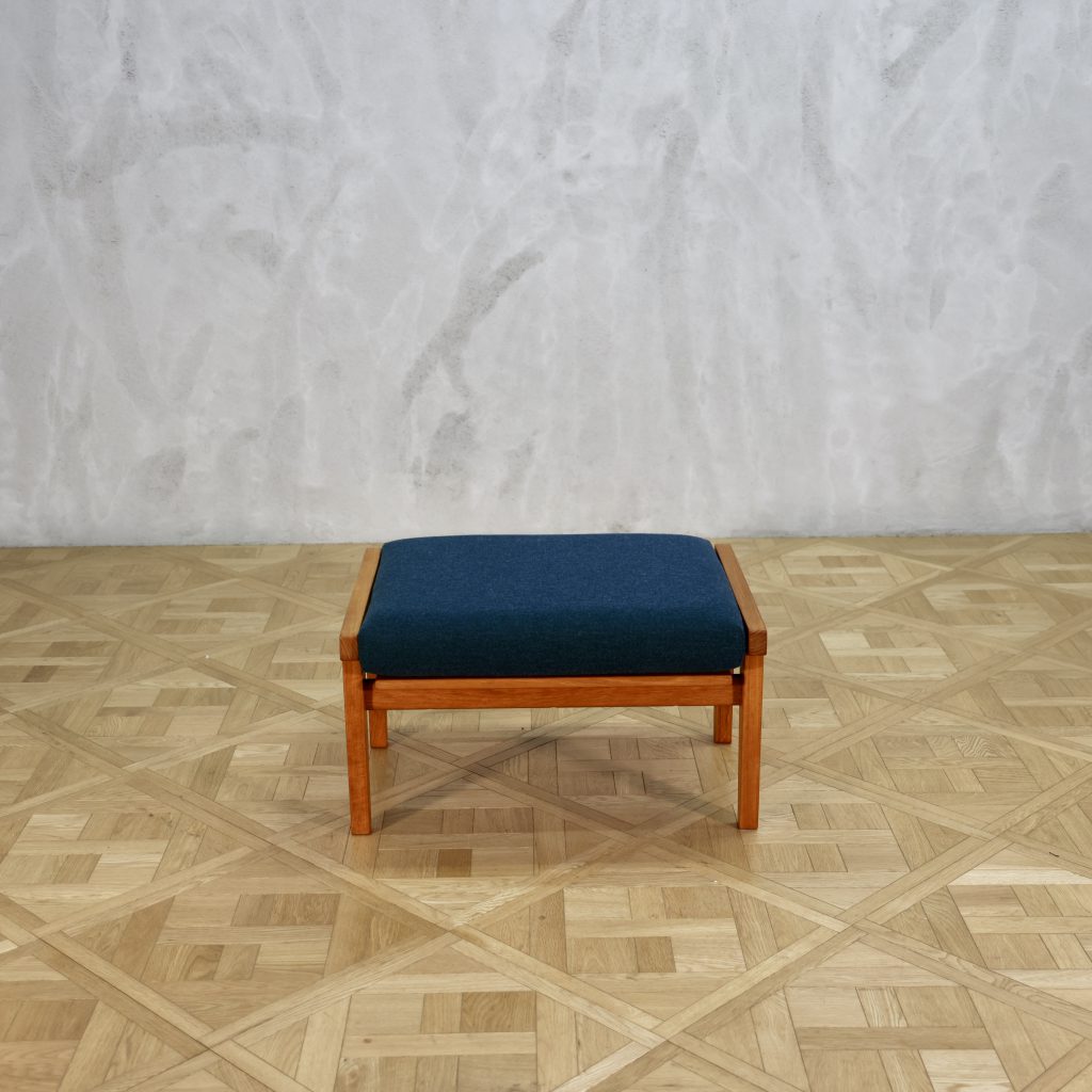 Hans J. Wegner GE375 Sofa Ottoman Set Teak - MOTO FURNITURE 北欧