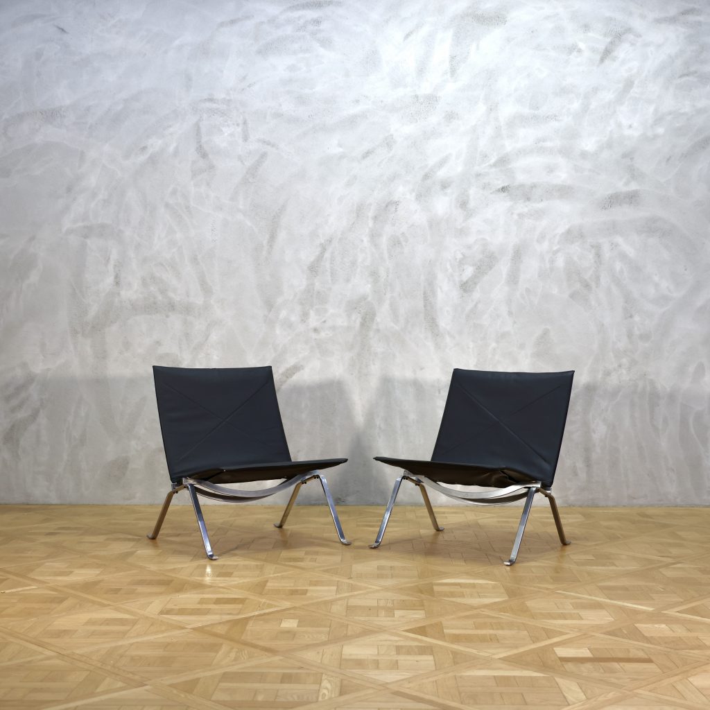 ポール・ケアホルム PK22E.Kold.Christensen EKC 当時物 Poul Kjaerholm PK22 EKC E. Kold Christensen - MOTO FURNITURE 北欧