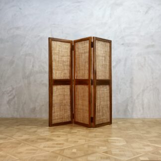 Pierre Jeanneret Screen Rattan