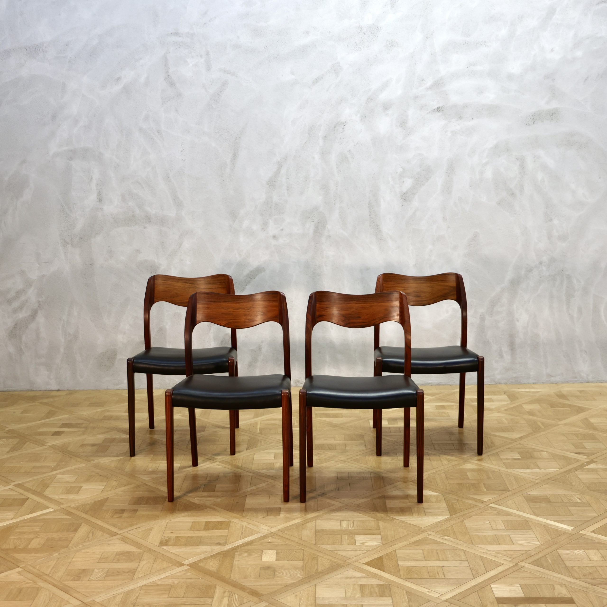 Niels Otto Moller Model 71 Chair Rosewood - MOTO FURNITURE 北欧