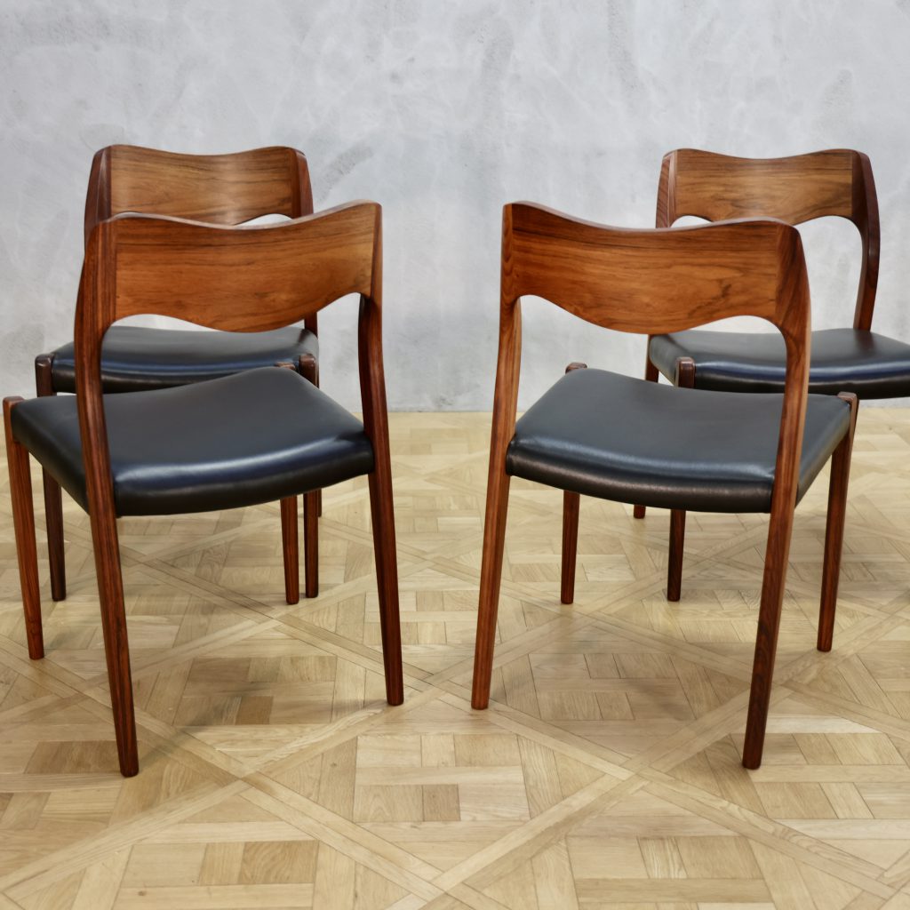 Niels Otto Moller Model 71 Chair Rosewood - MOTO FURNITURE 北欧