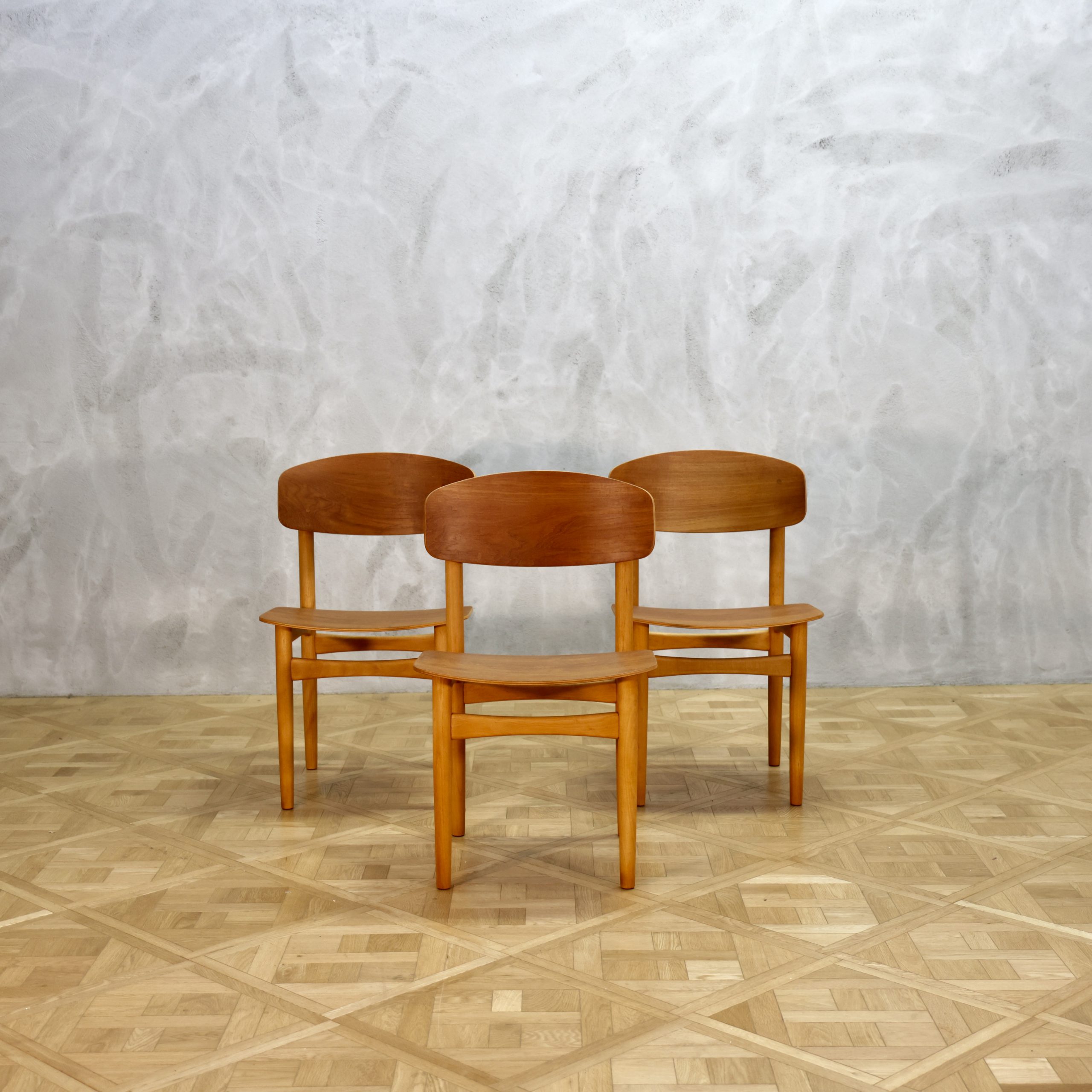 Børge Mogensen Model 122 Teak Beech - MOTO FURNITURE 北欧家具