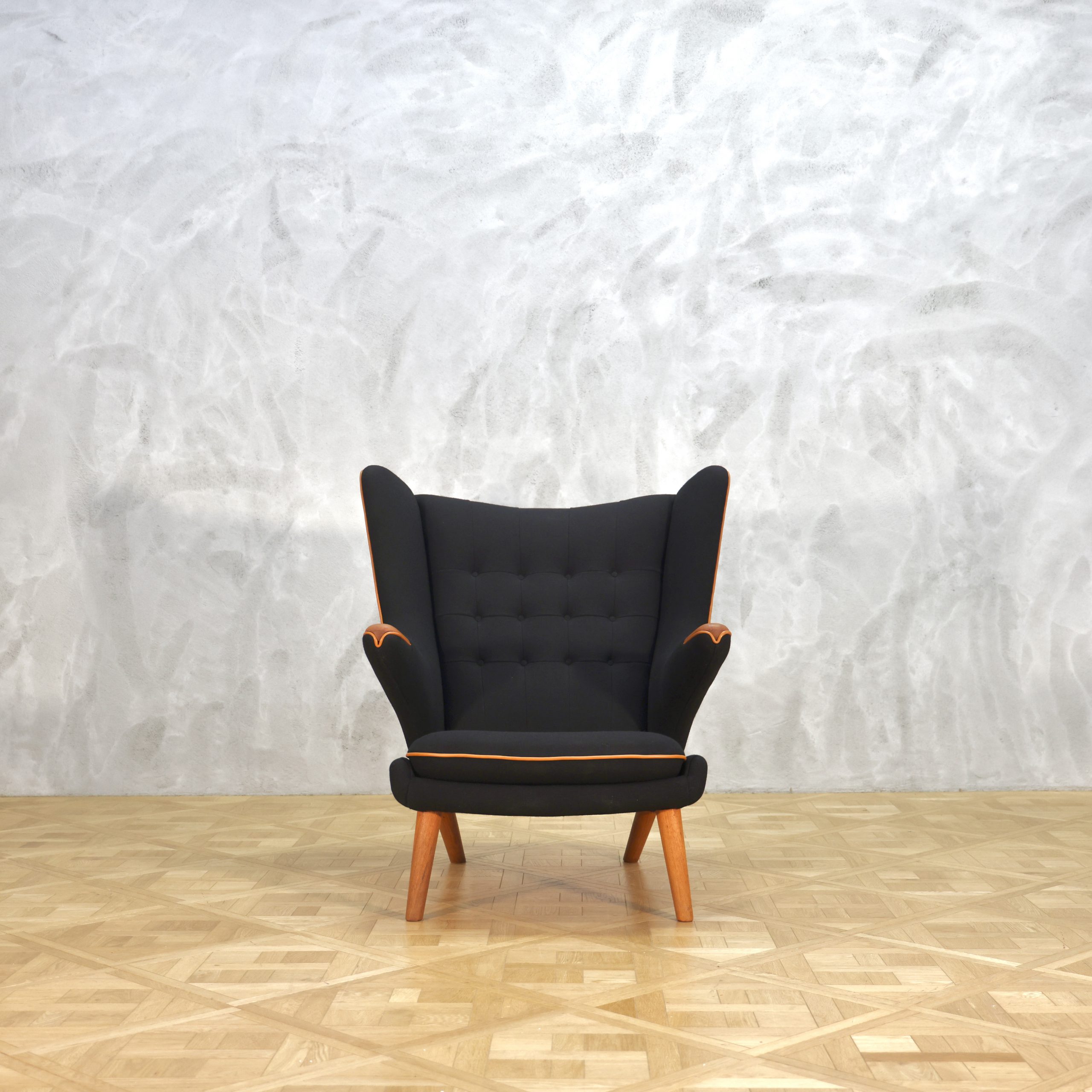 古家具 エルザ ワールドファーニチャー 6段7杯 Hans J. Wegner AP19 Bear Chair Teak - MOTO FURNITURE 北欧家具