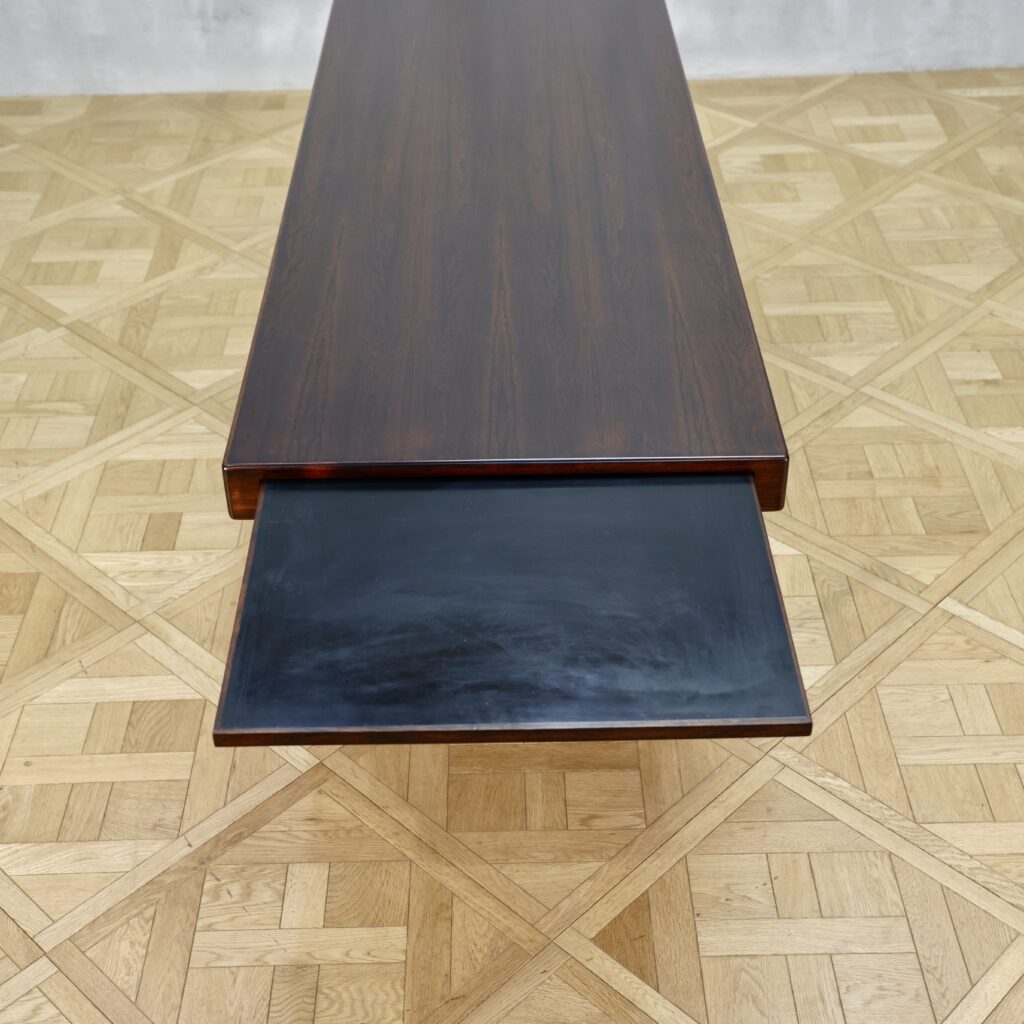 デンマーク Johannes Andersen ローズウッド 本革 Uldum Rosewood Armchair by Johannes Andersen for Uldum Møbelfabrik