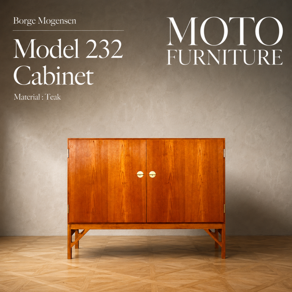 Borge Mogensen Model 232 Cabinet Teak - MOTO FURNITURE 北欧家具