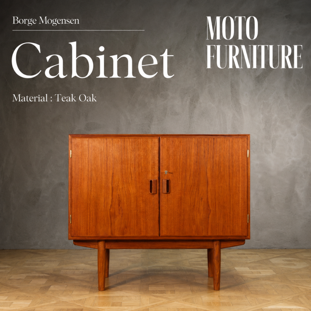 Borge Mogensen Cabinet Teak Oak - MOTO FURNITURE 北欧家具